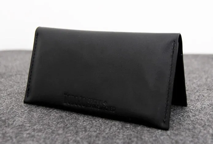 Black LEATHER Womens Bifold Long Wallet Leather Long Wallet FOR Women