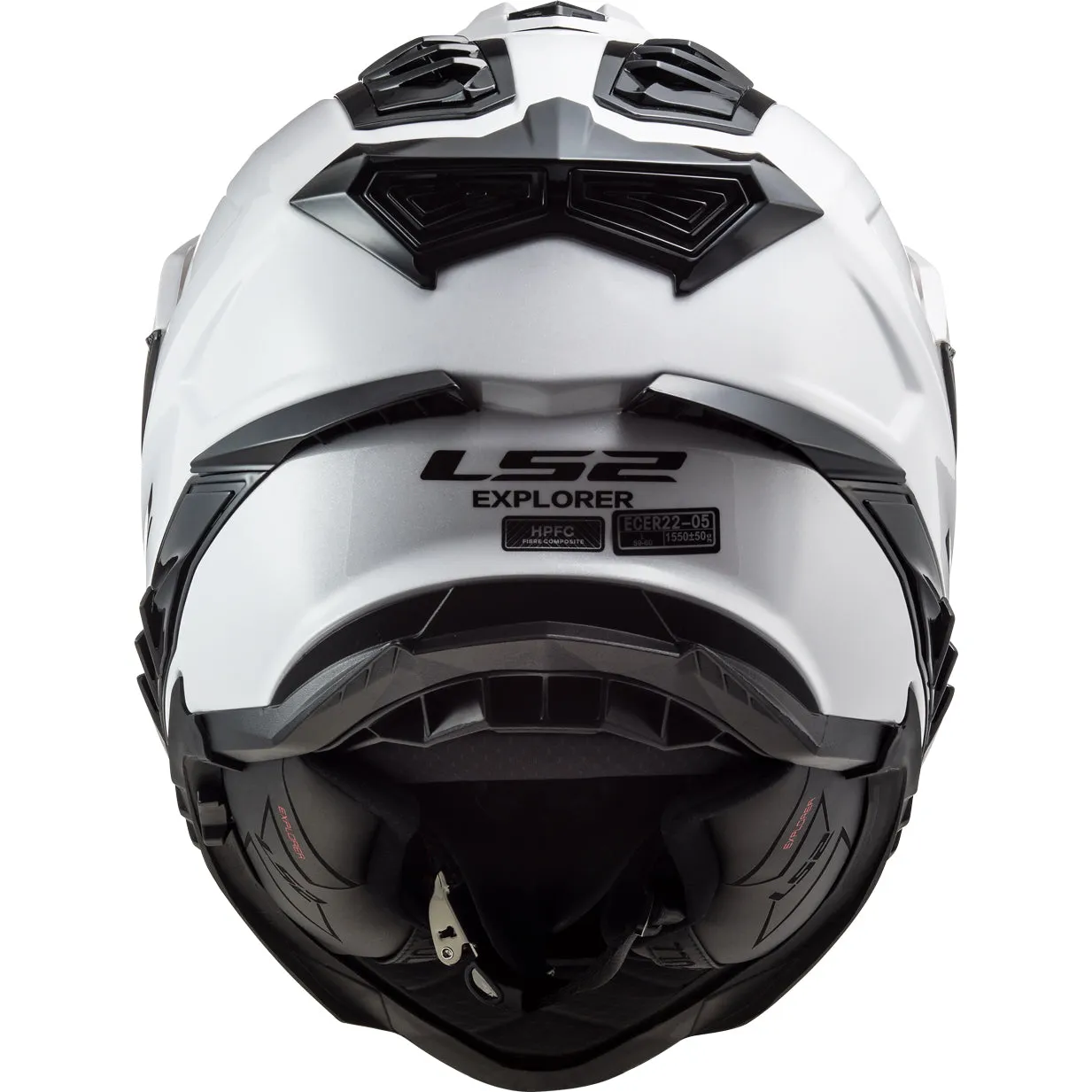 LS2 Helmets Explorer XT Solid Motorcycle Dual Sport Helmet
